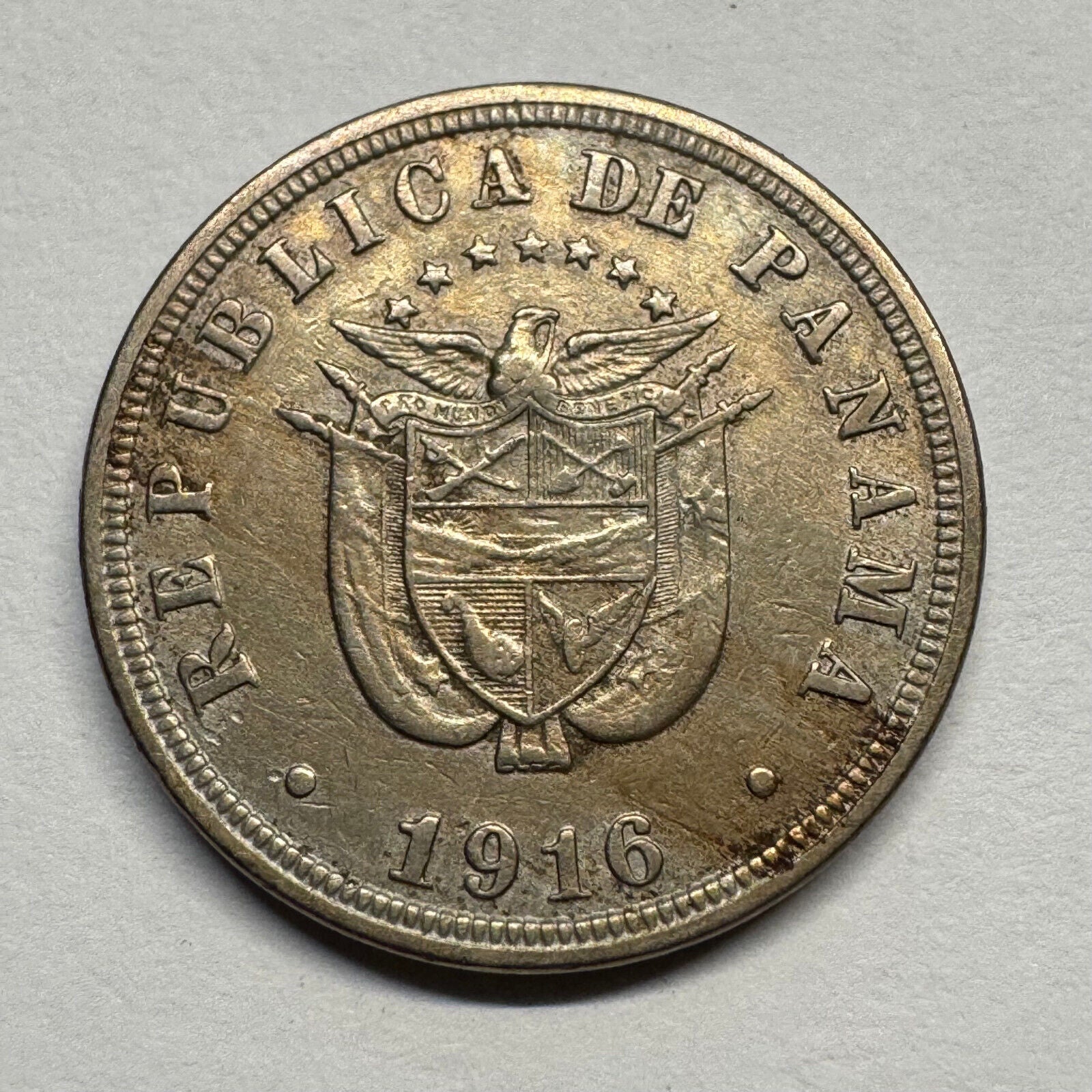 1916 Panama 2 1/2 Centesimos - Beautiful Coin - #B-059