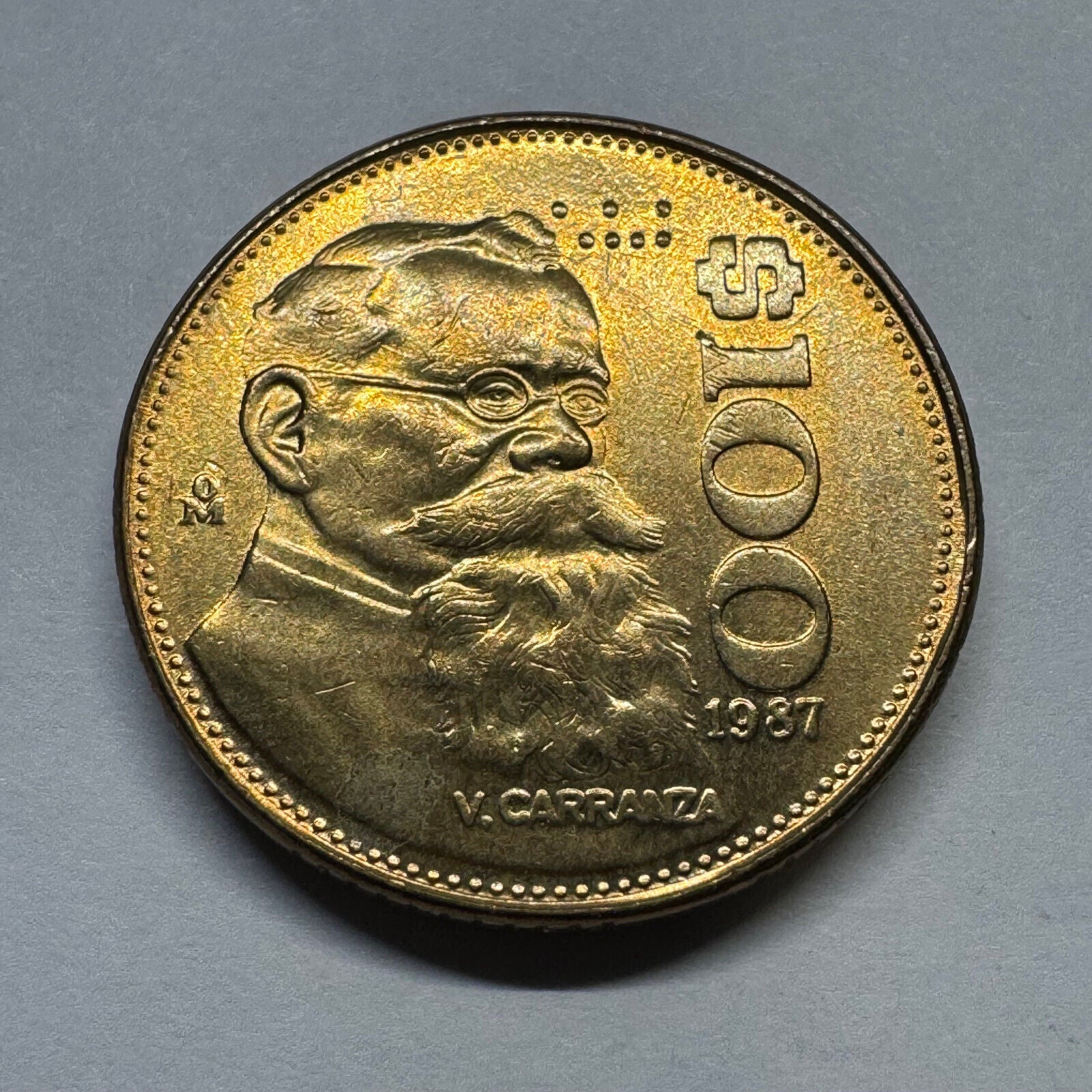 1987 Mexico 100 Pesos - Beautiful Coin - #B-006