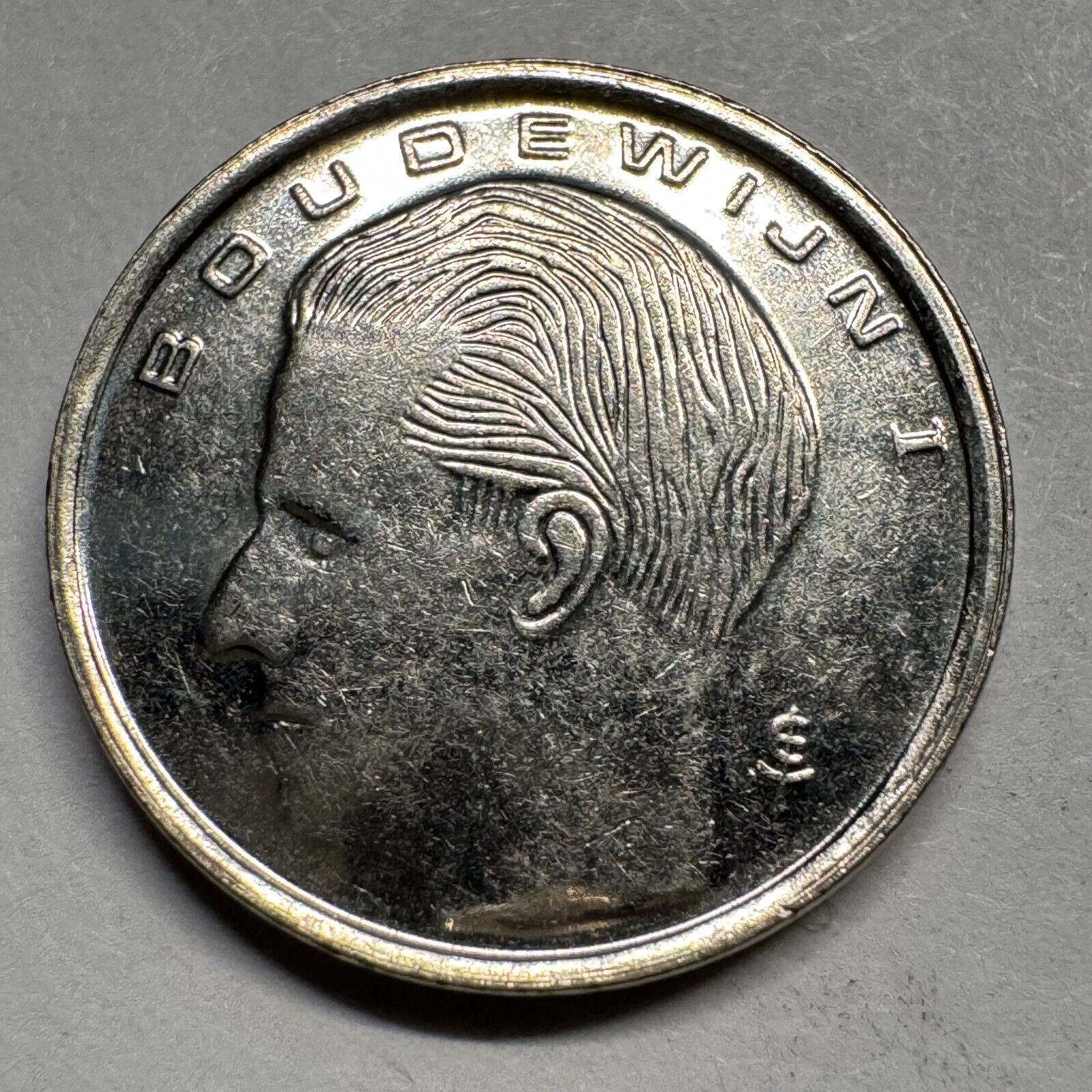 1991 Belgium 1 Franc - Beautiful Coin - #A-078