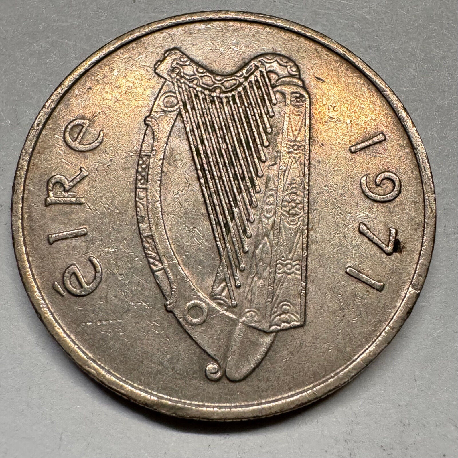 1971 Ireland 5 Pence - Beautiful Coin - #A-018