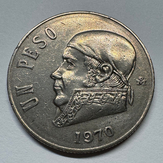 1970 Mexico 1 Peso - Beautiful Coin - #B-058