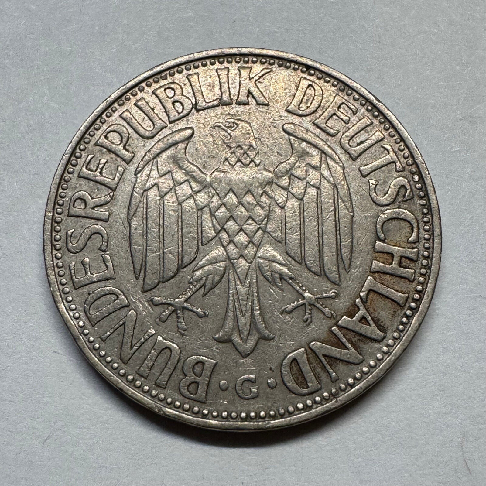 1957 Germany 1 Mark - Beautiful Coin - #B-003