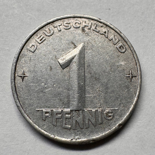 1952 Germany 1 Pfennig - Beautiful Coin - #A-055