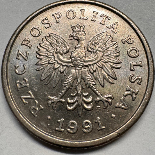 1991 Poland 50 Groszy - Beautiful Coin - #A-065