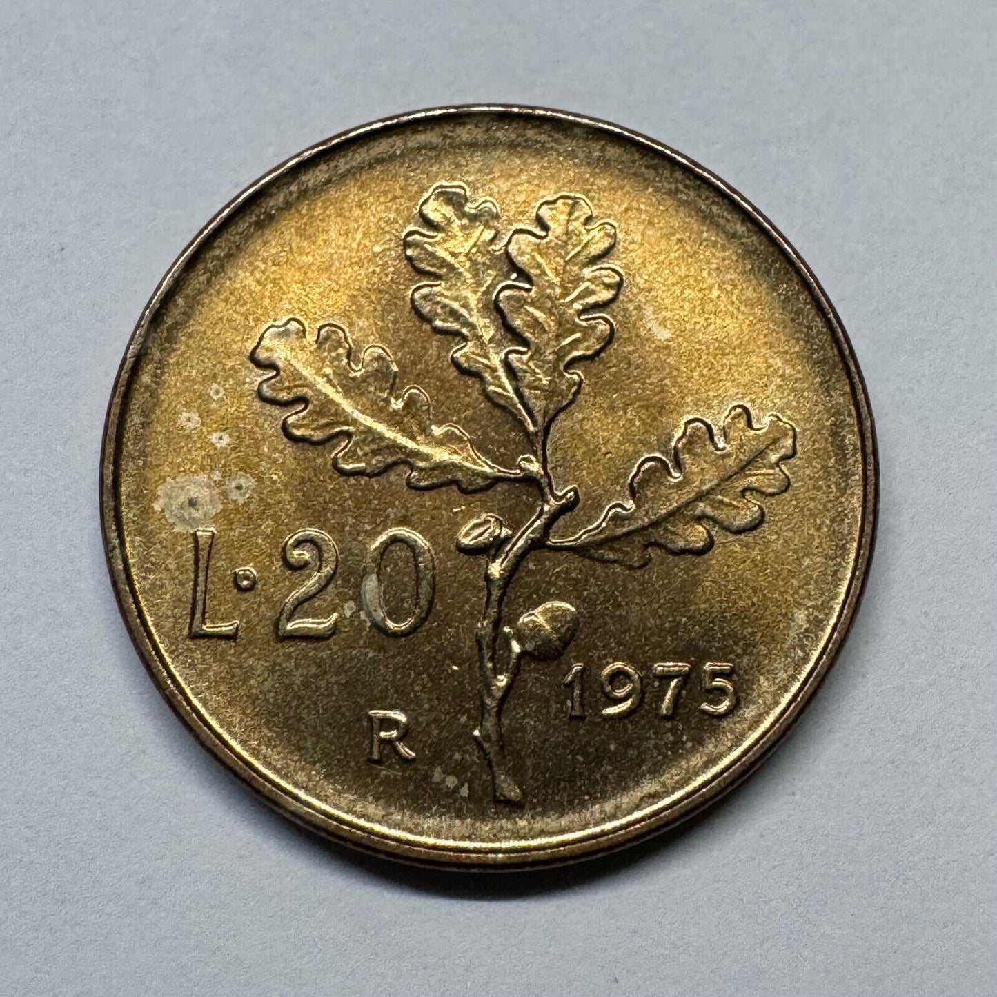 1975 Italy 20 Lire - Beautiful Coin - #B-060