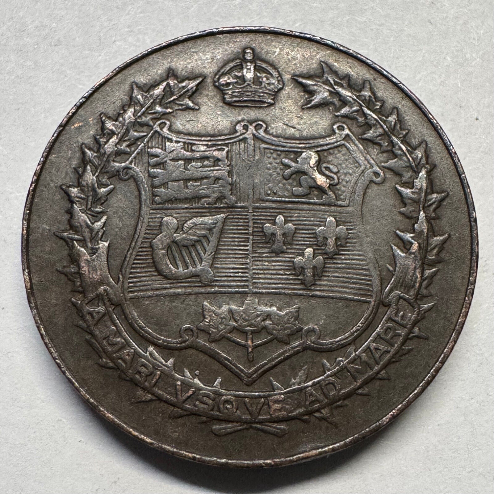 1927 Canada Confederation Medal - Bronze - Beautiful Coin - #A-070
