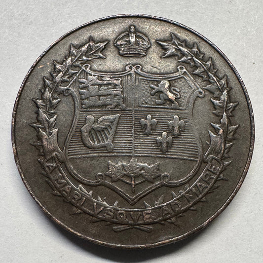 1927 Canada Confederation Medal - Bronze - Beautiful Coin - #A-070