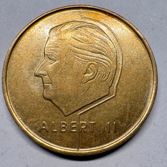 1998 Belgium 5 Francs - Beautiful Coin - #A-022