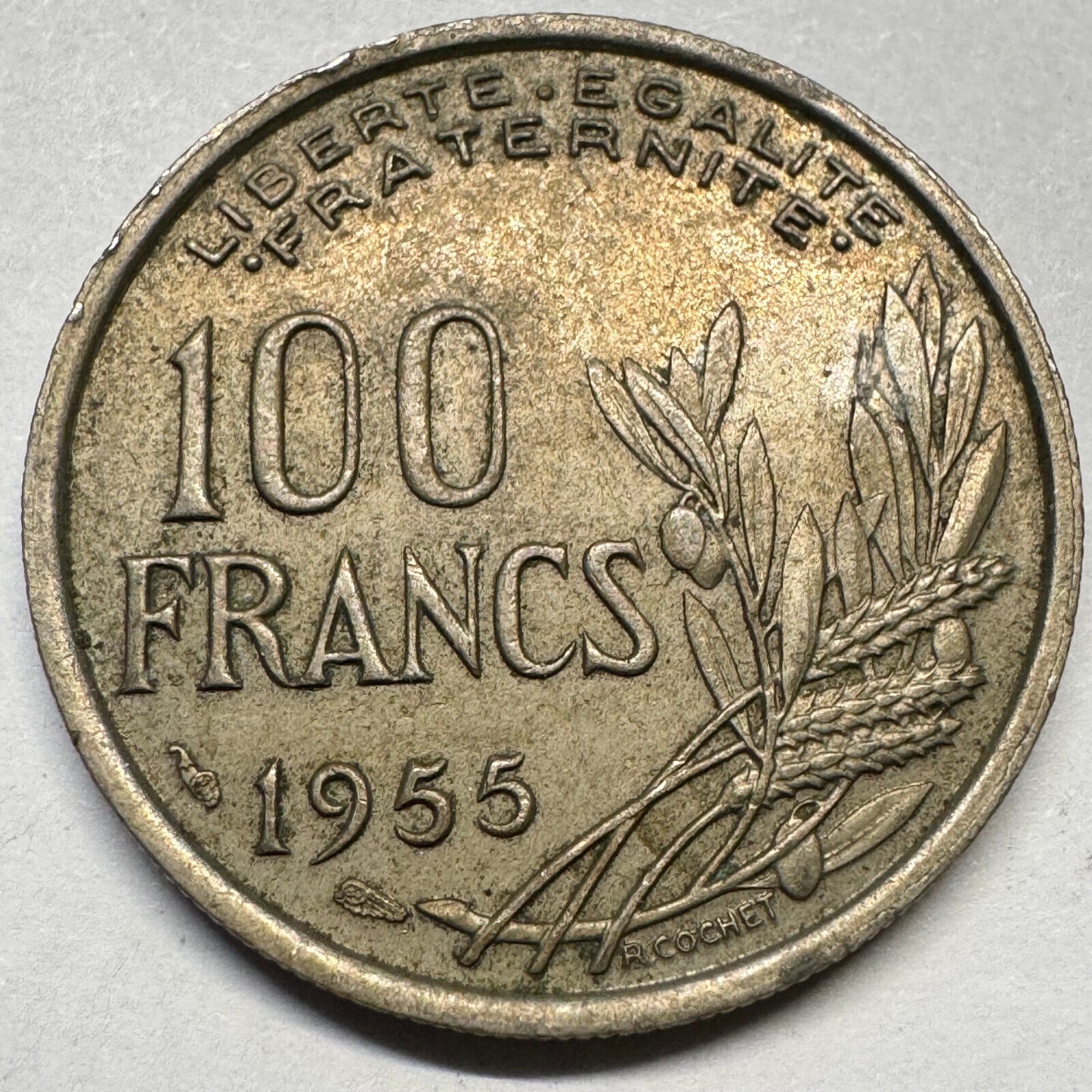 1955 France 100 Francs - Beautiful Coin - #A-082