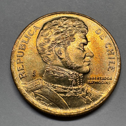 1999 Chile 10 Pesos - Beautiful Coin - Lot #A200-14