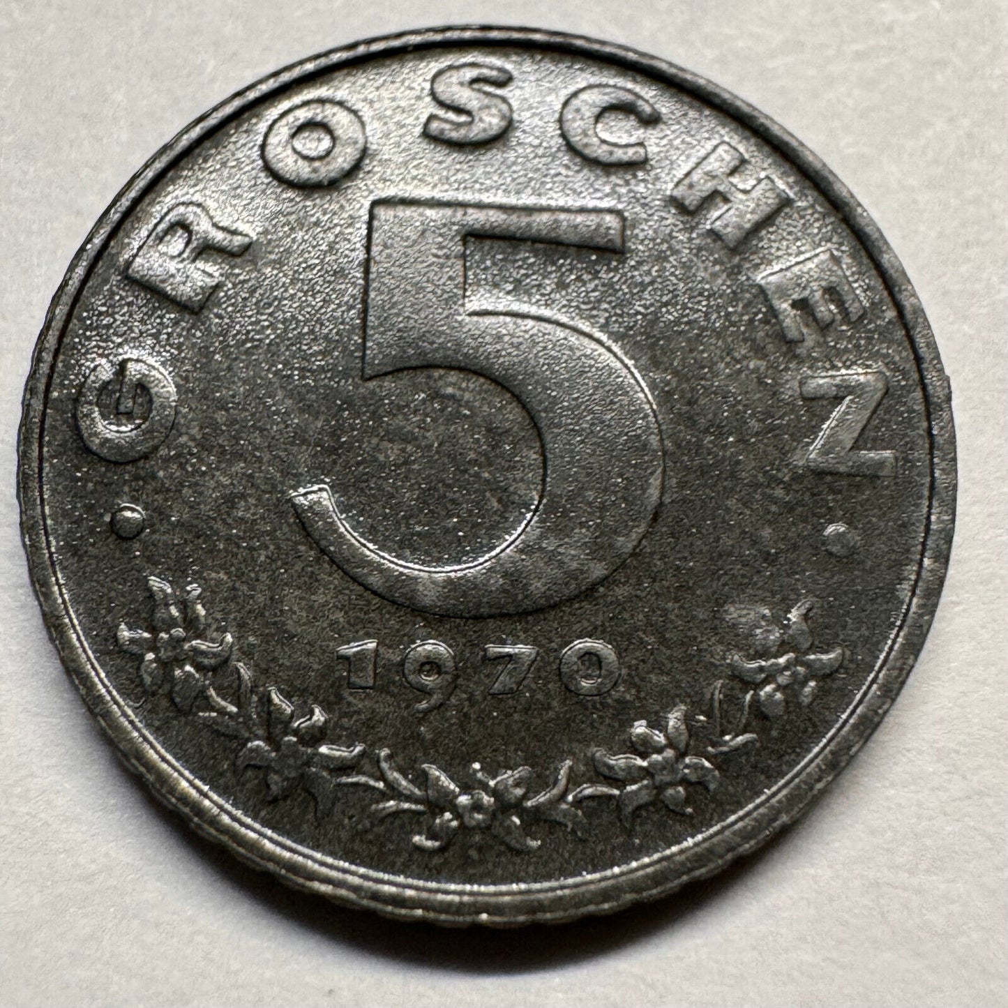 1970 Austria 5 Groschen - Beautiful Coin - #A-055