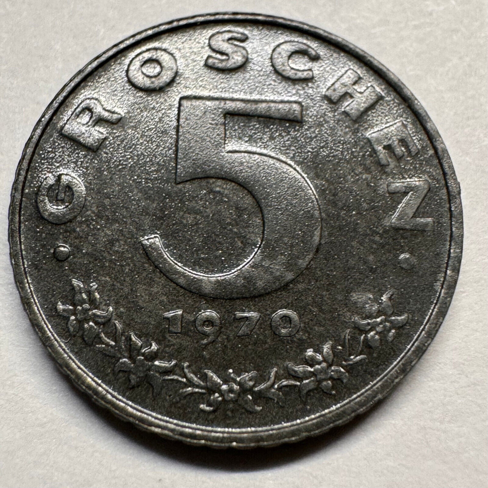 1970 Austria 5 Groschen - Beautiful Coin - #A-055