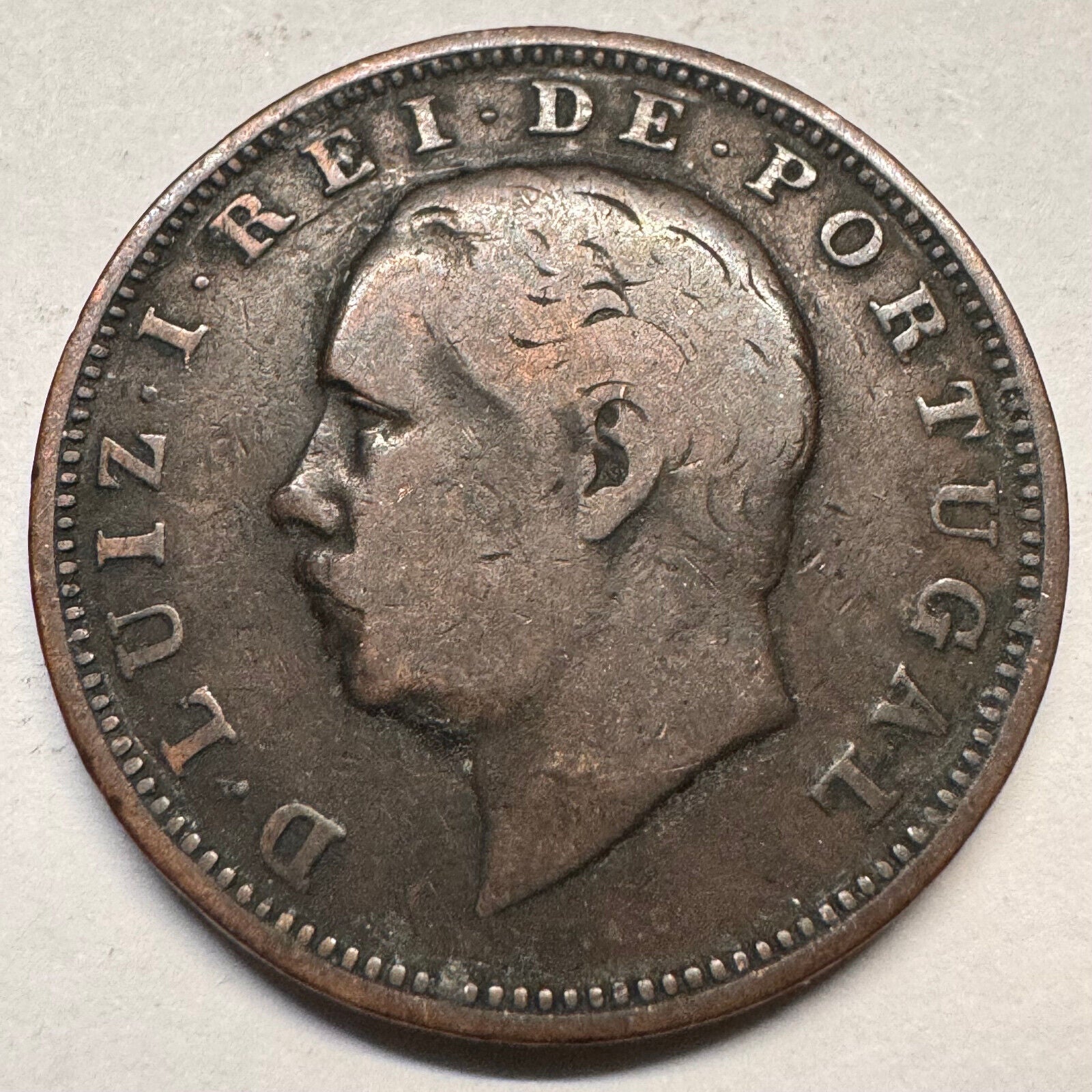 1883 Portugal 20 Reis - Beautiful Coin - #A-059
