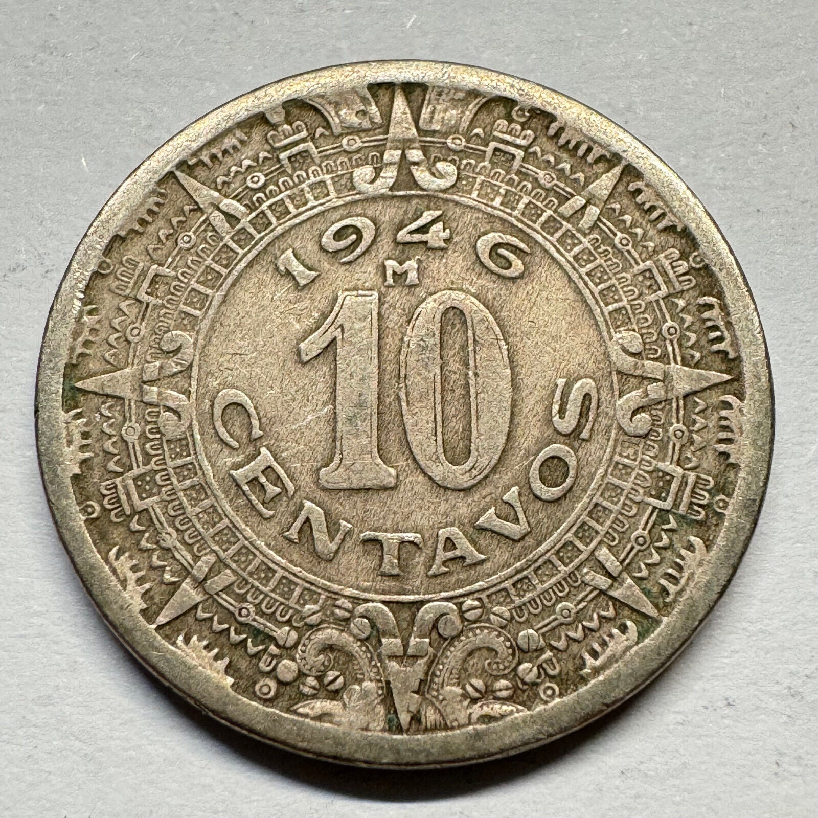 1946 Mexico 10 Centavos - Beautiful Coin - #A-003