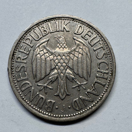 1954 Germany 1 Mark - Beautiful Coin - #B-039