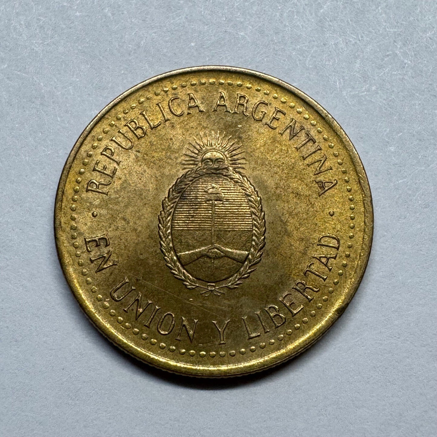 1992 Argentina 10 Centavos - Beautiful Coin - #B-034