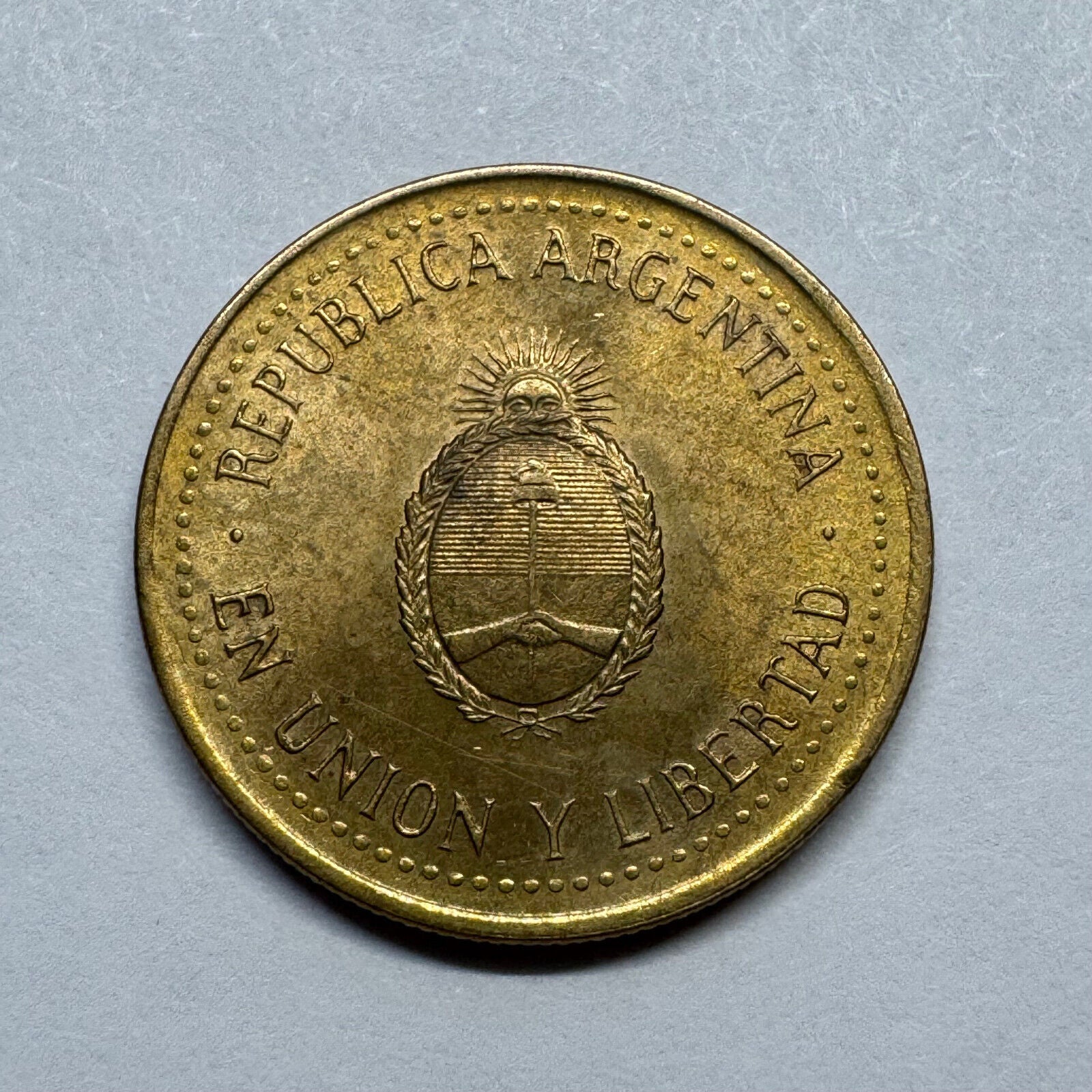 1992 Argentina 10 Centavos - Beautiful Coin - #B-034