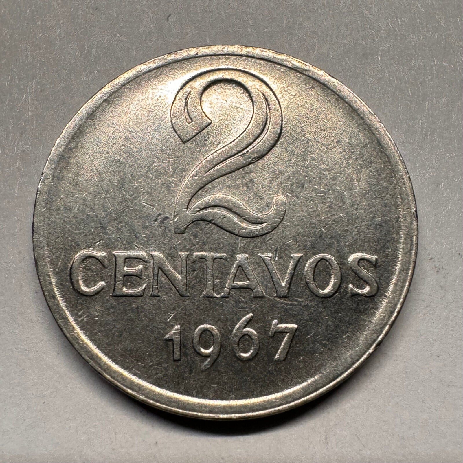 1967 Brazil 2 Centavos - Beautiful Coin - #A-022