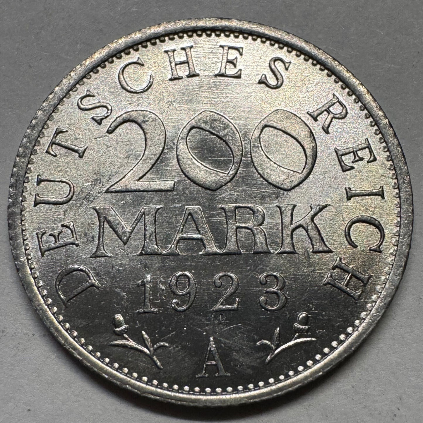 1923 Germany 200 Mark - Beautiful Coin - #A-084