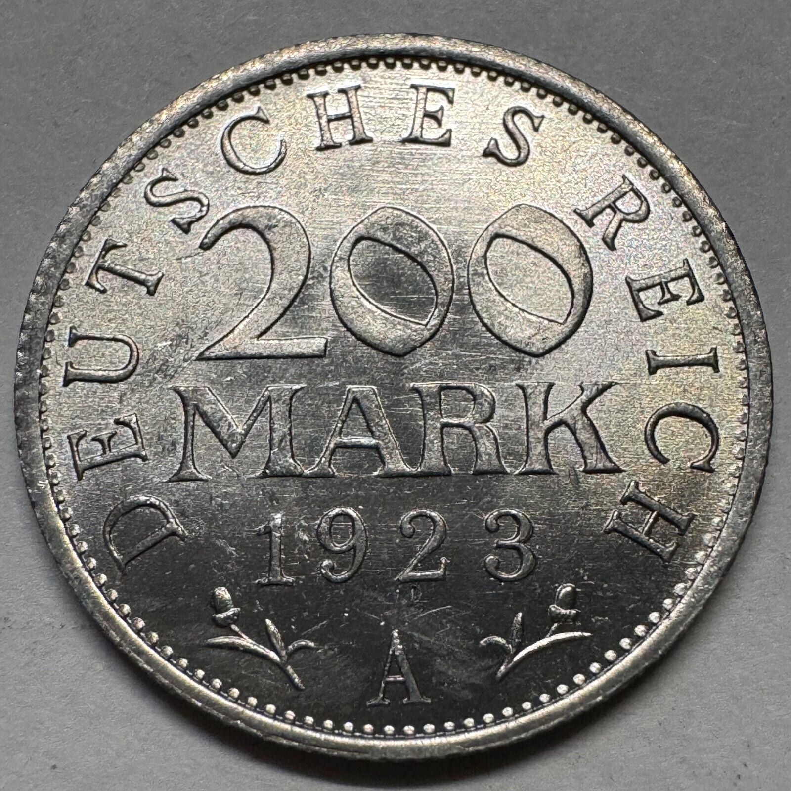 1923 Germany 200 Mark - Beautiful Coin - #A-084
