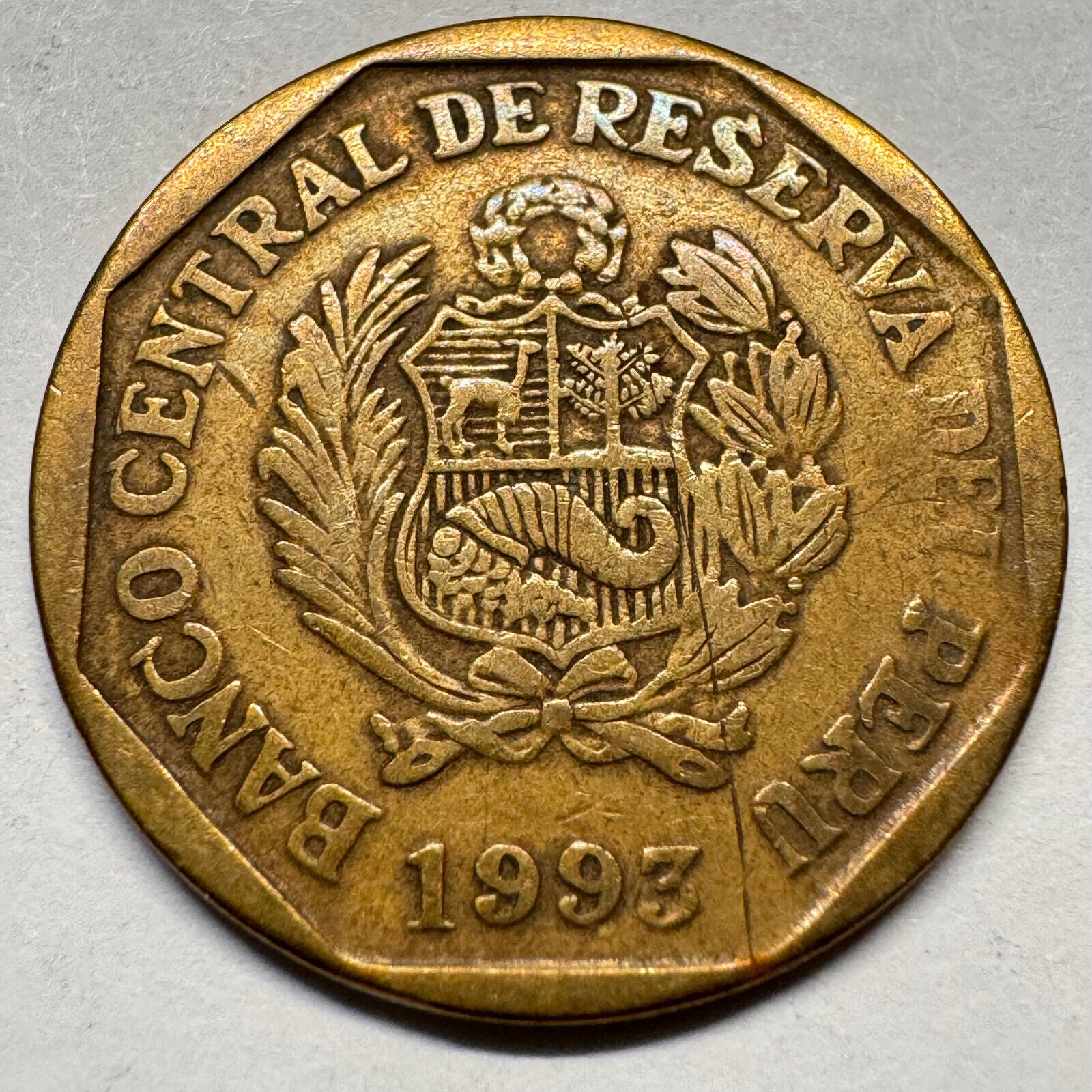 1993 Peru 20 Centimos - Beautiful Coin - #A-027