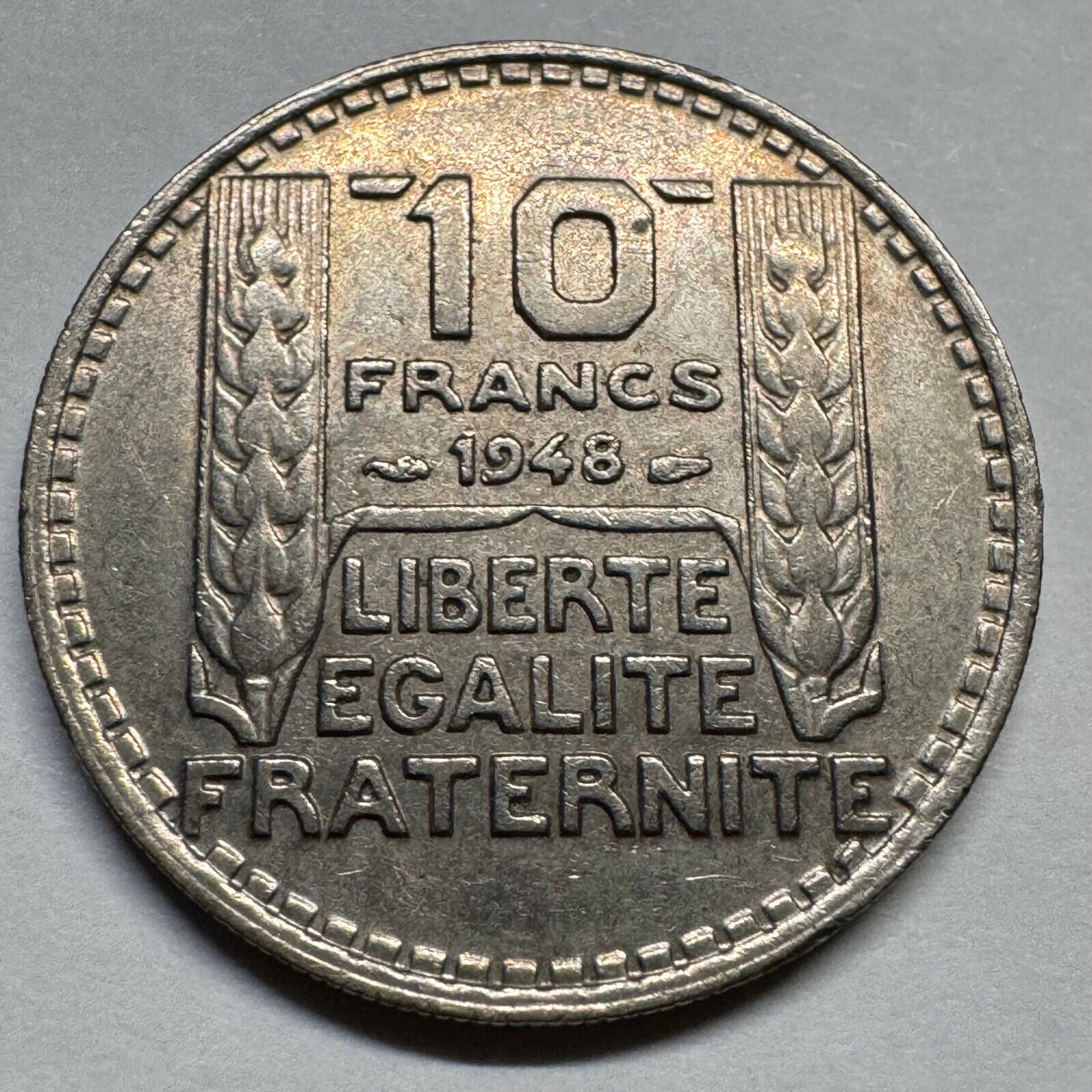 1948 France 10 Francs - Beautiful Coin - #A-074
