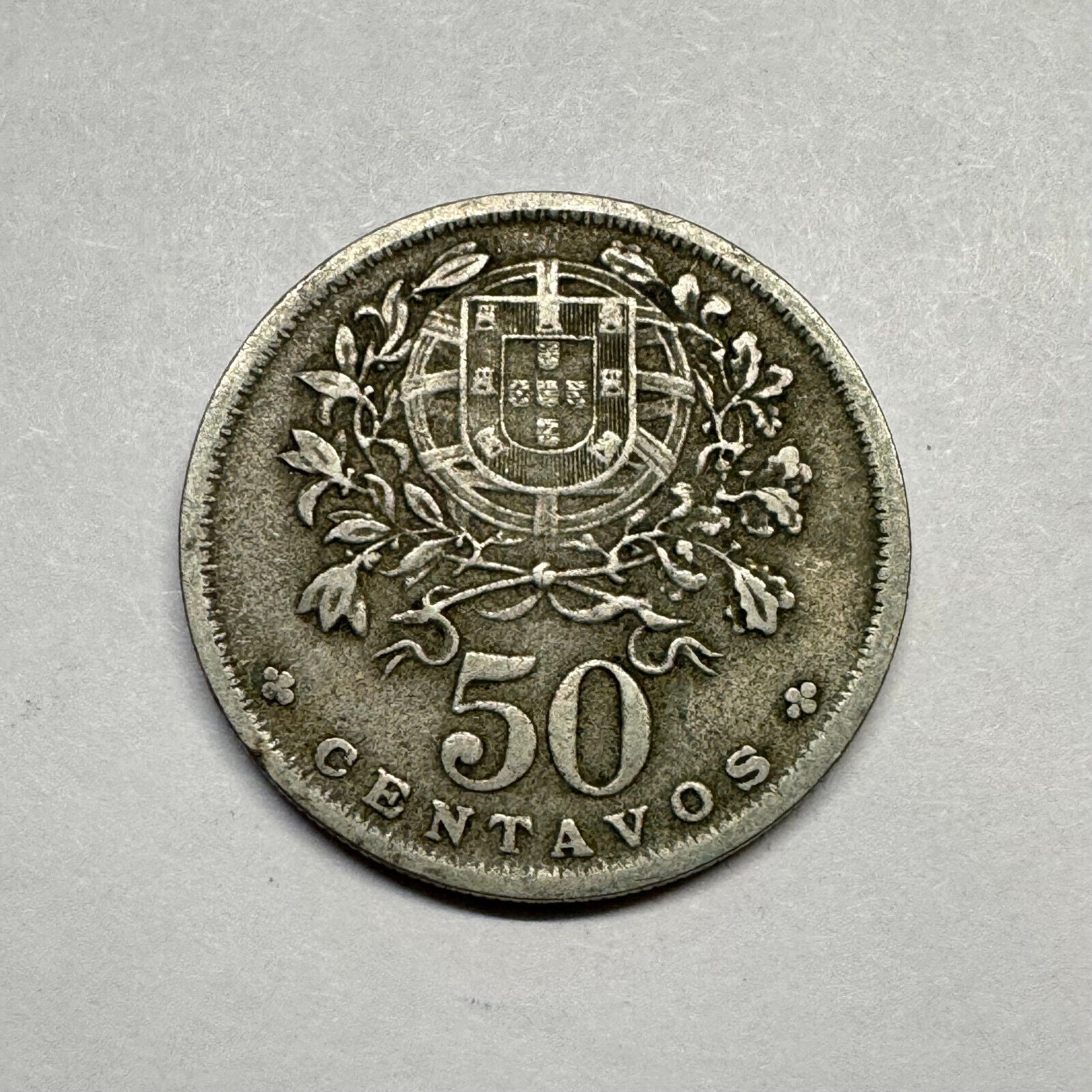 1947 Portugal 50 Centavos - Beautiful Coin - #B-009