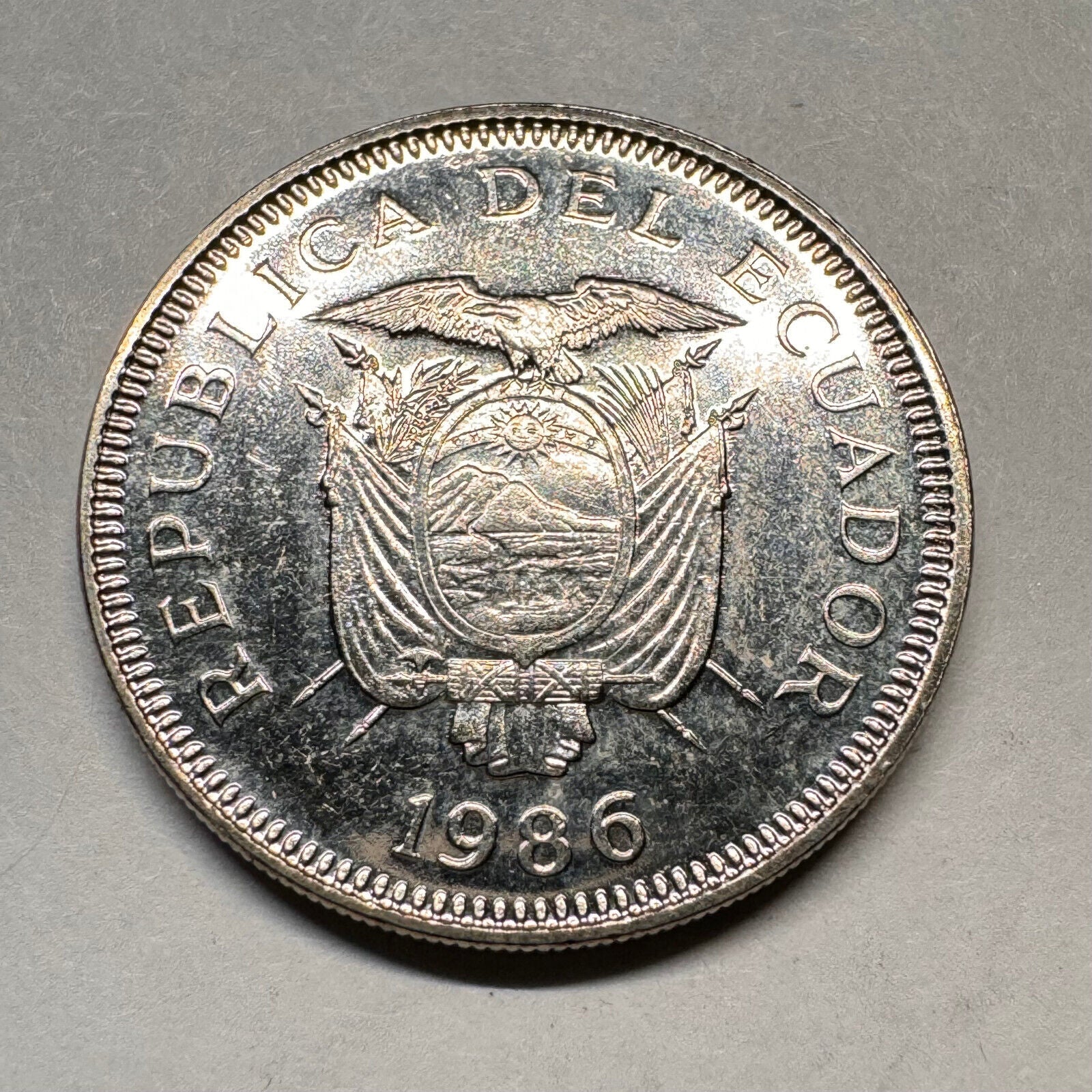 1986 Ecuador 1 Sucre - Beautiful Coin - #A-013