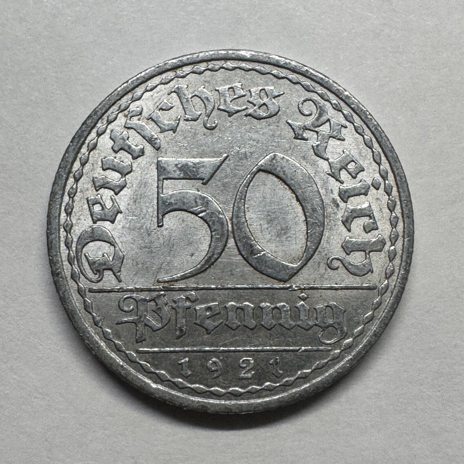 1921 Germany 50 Pfennig - Beautiful Coin - #B-022