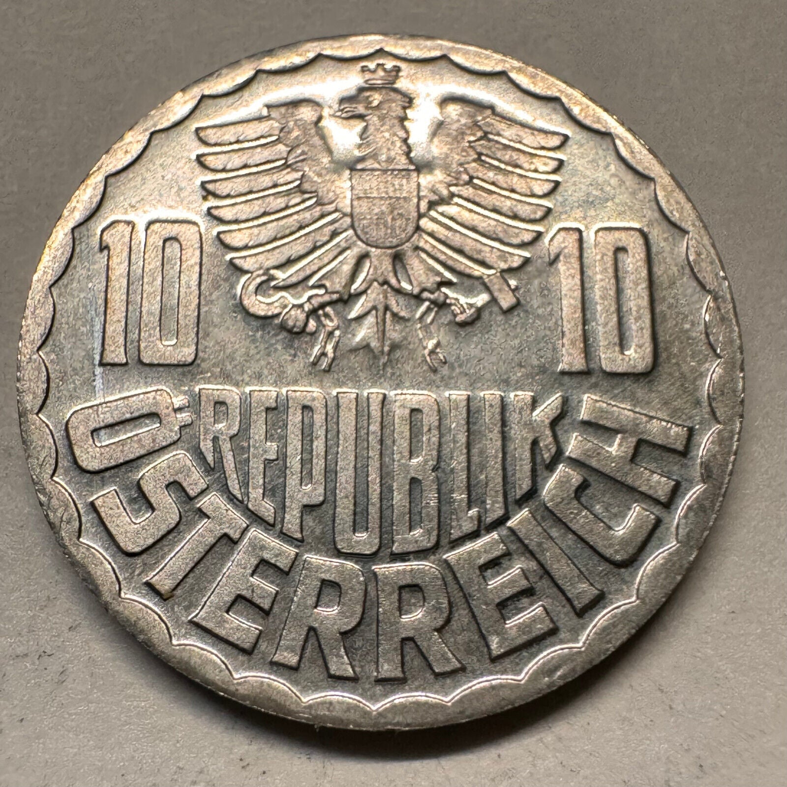 1970 Austria 10 Groschen - Beautiful Coin - #A-060