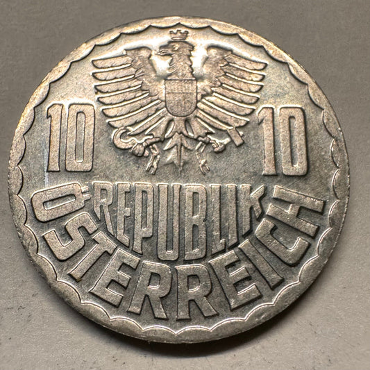 1970 Austria 10 Groschen - Beautiful Coin - #A-060