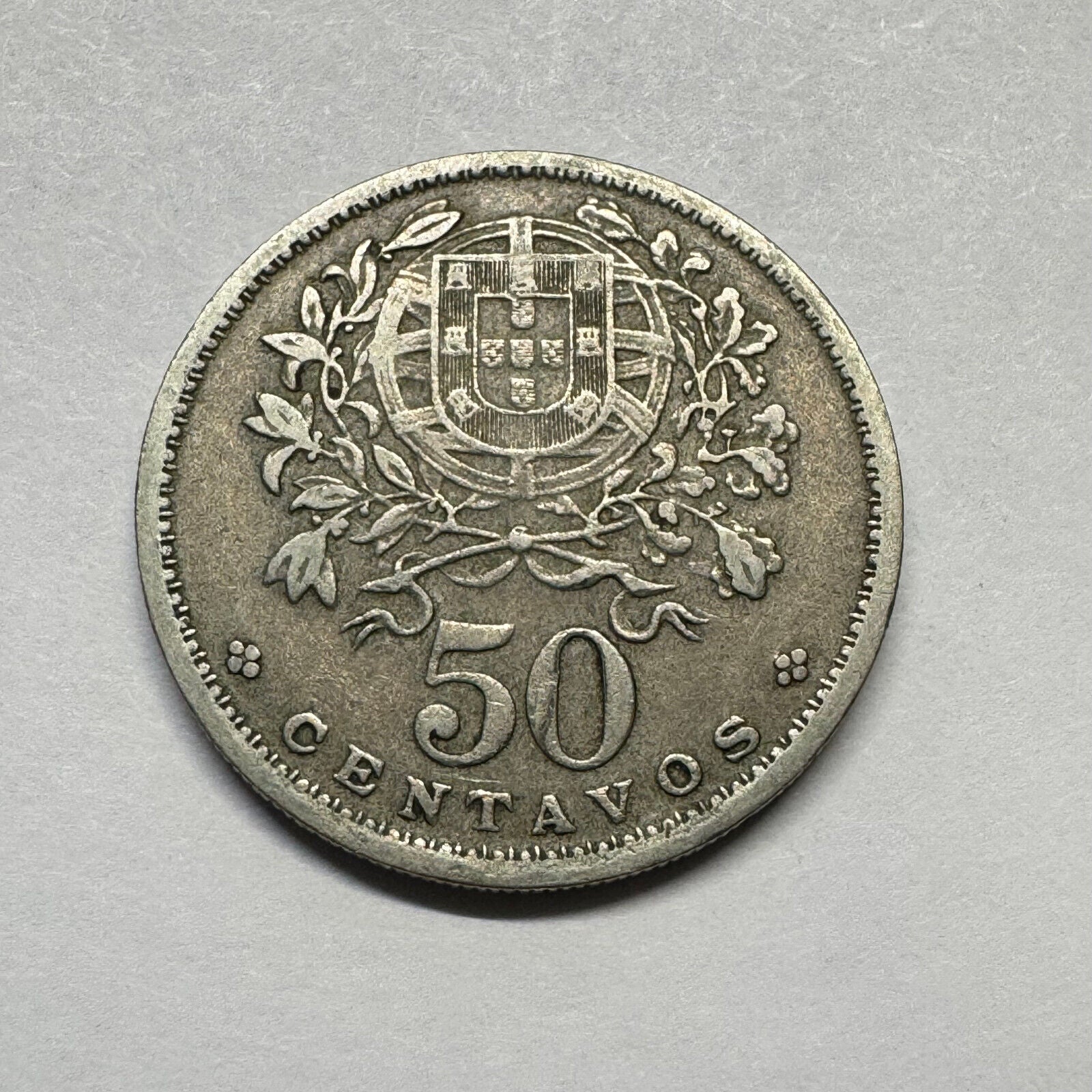 1951 Portugal 50 Centavos - Beautiful Coin - #B-007