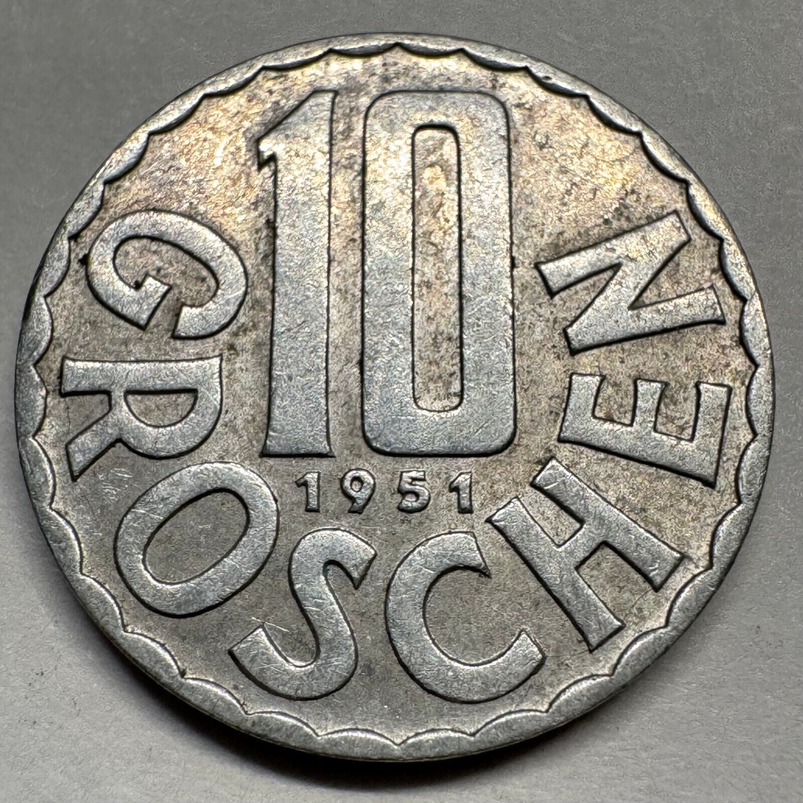 1951 Austria 10 Groschen - Beautiful Coin - #A-076