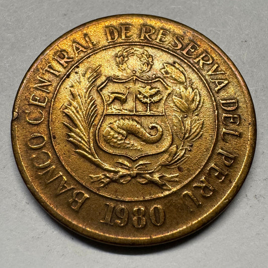 1980 Peru 10 Soles - Beautiful Coin - #A-049