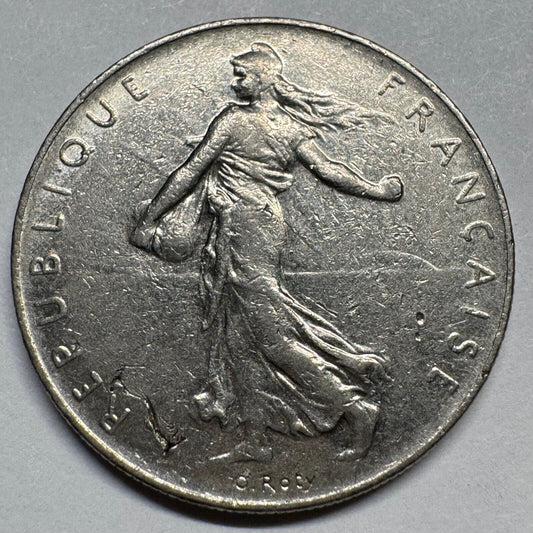 1977 France 1 Franc - Beautiful Coin - #A-081