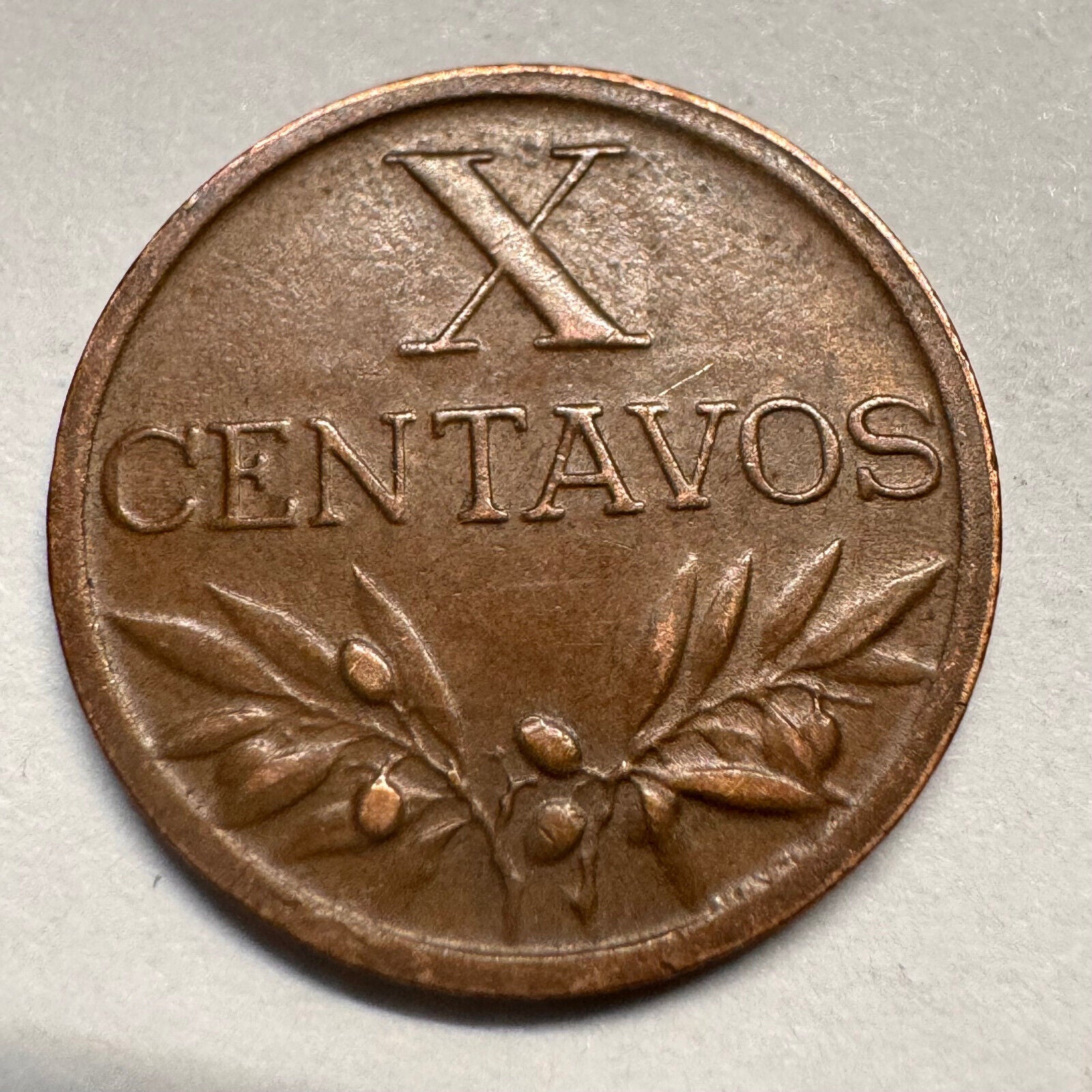1957 Portugal 10 Centavos - Beautiful Coin - #A-062