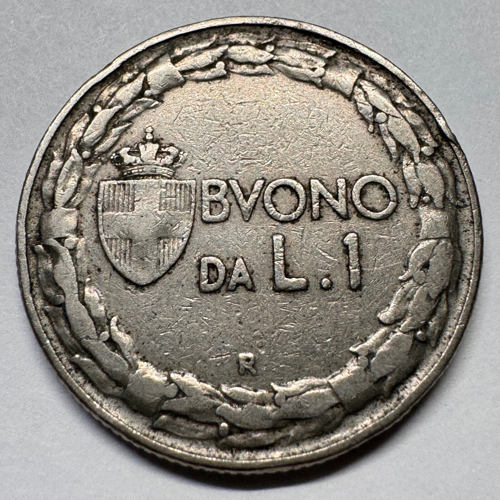 1922 Italy 1 Lira - Beautiful Coin - #A-044