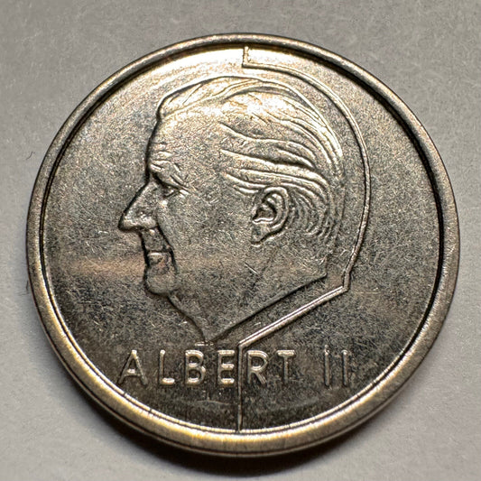 1997 Belgium 1 Franc - Beautiful Coin - #A-044