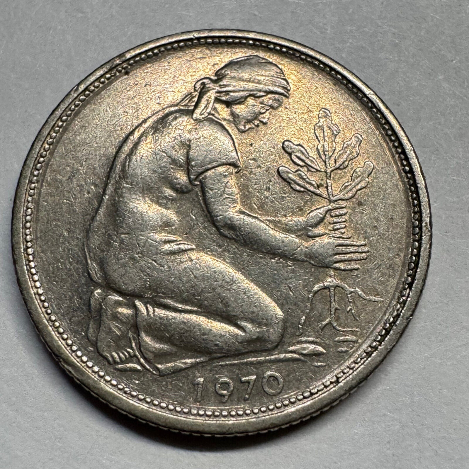1970 Germany 50 Pfennig - Beautiful Coin - #A-078