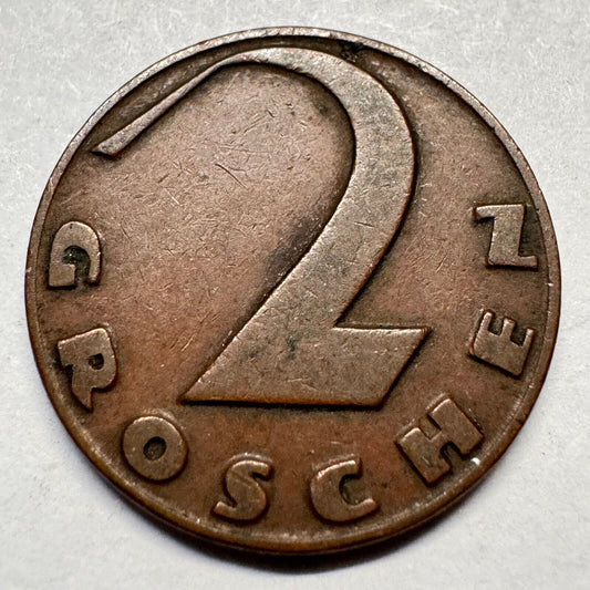 1926 Austria 2 Groschen - Beautiful Coin - #A-043