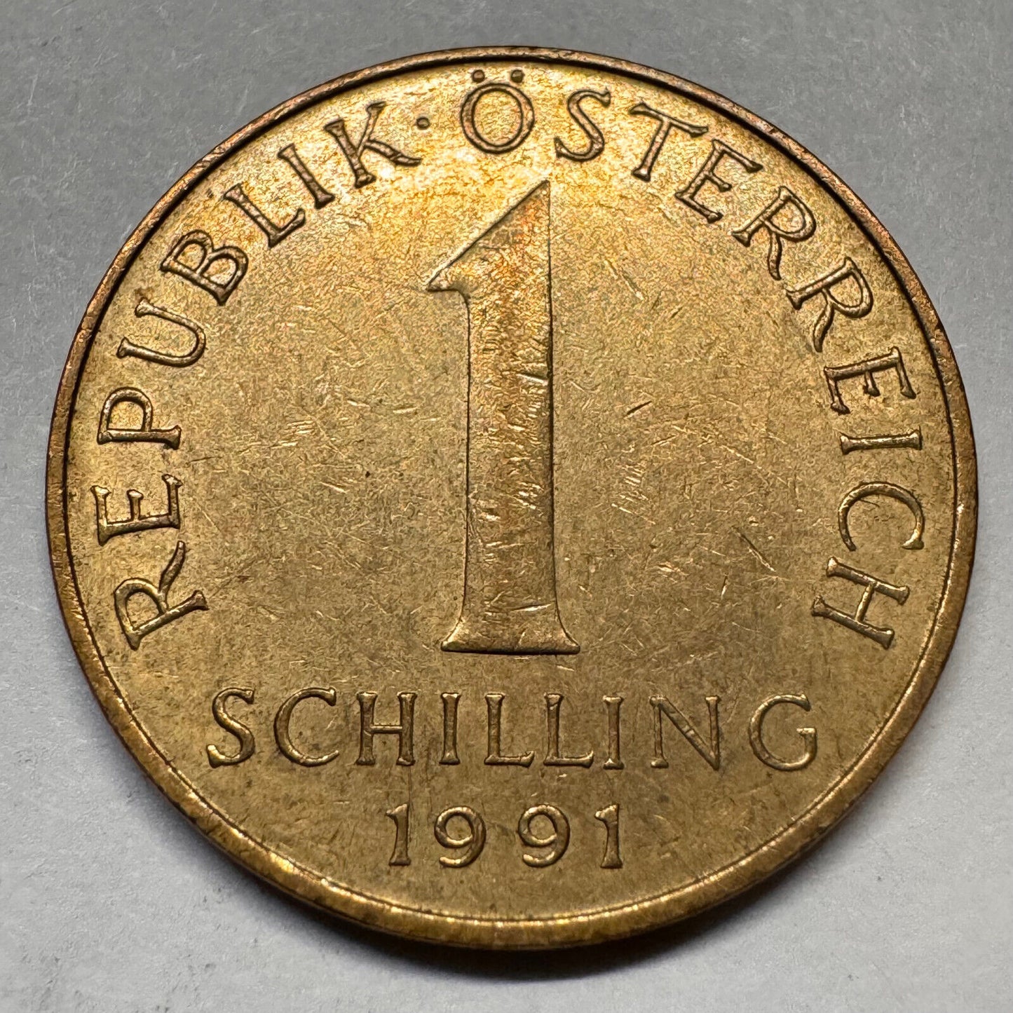 1991 Austria 1 Schilling - Beautiful Coin - #A-058
