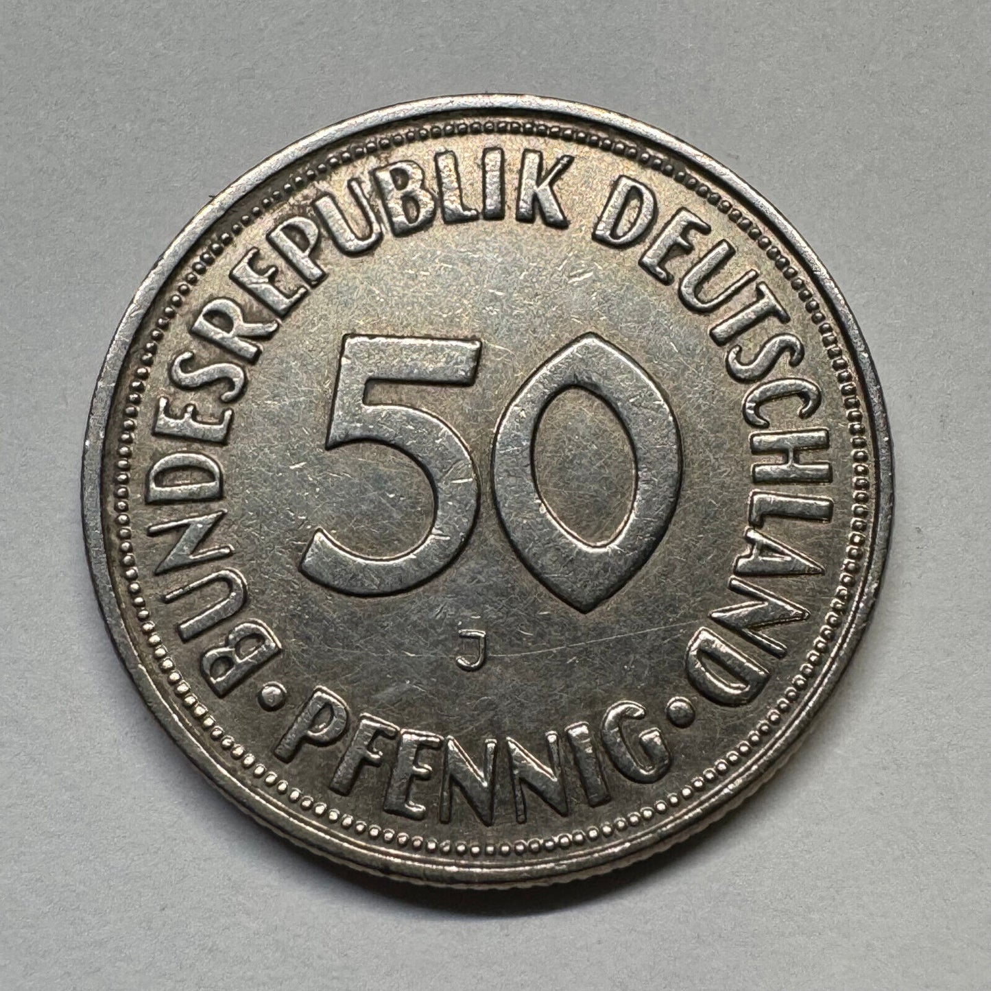 1950 Germany 50 Pfennig - Beautiful Coin - #B-054