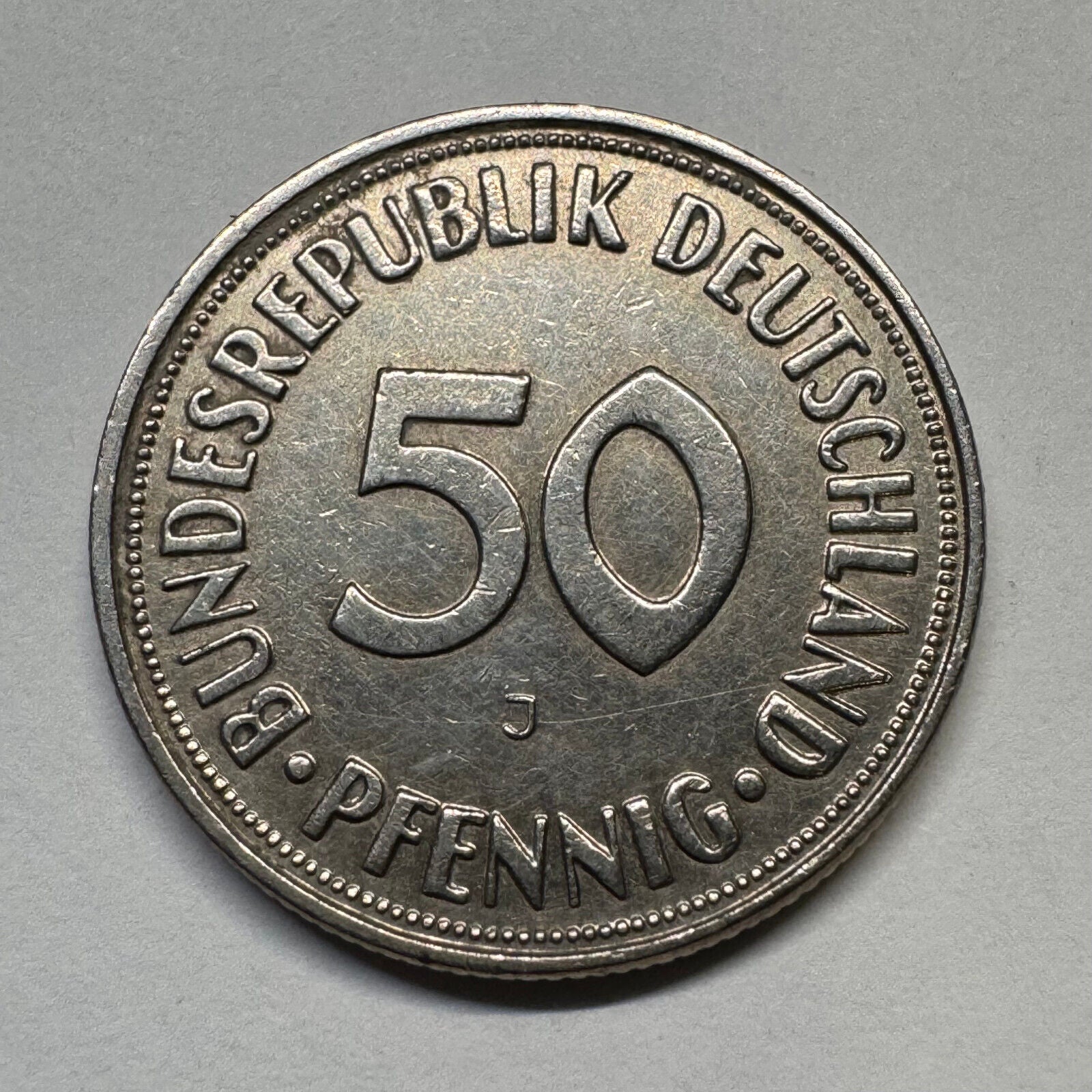 1950 Germany 50 Pfennig - Beautiful Coin - #B-054