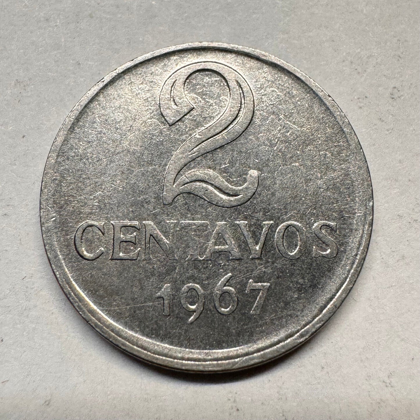 1967 Brazil 2 Centavos - Beautiful Coin - #A-023