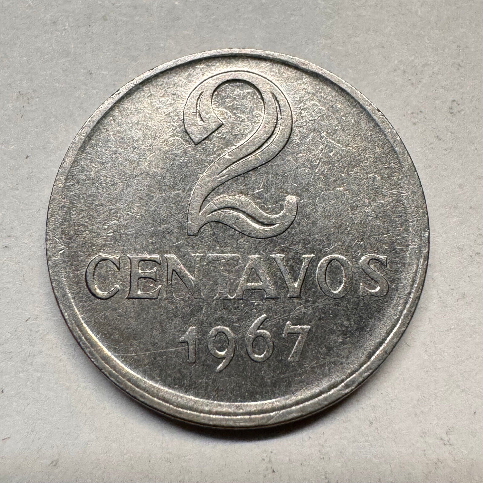1967 Brazil 2 Centavos - Beautiful Coin - #A-023