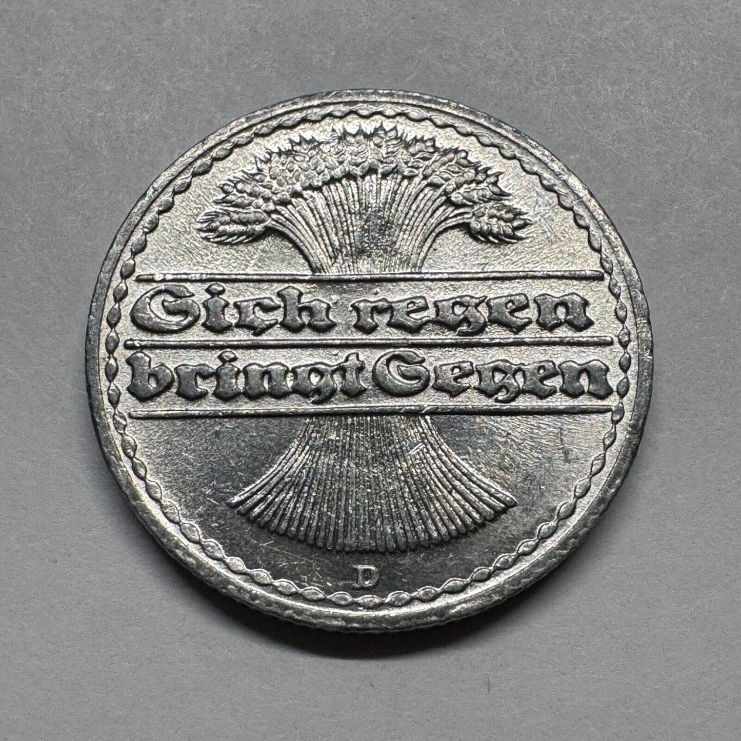 1929 Germany 50 Pfennig - Beautiful Coin - #B-005