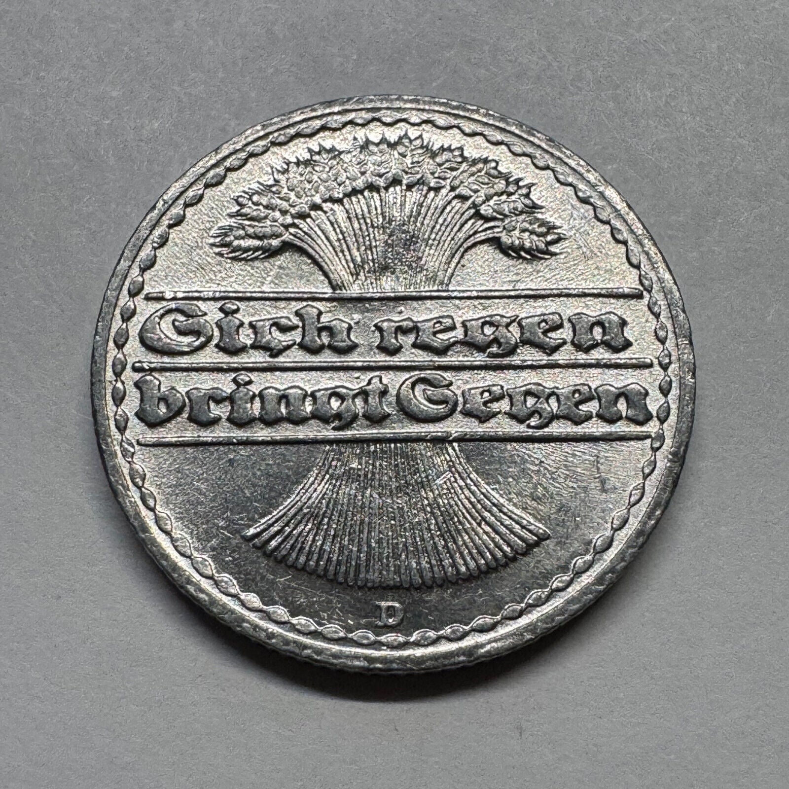 1929 Germany 50 Pfennig - Beautiful Coin - #B-005