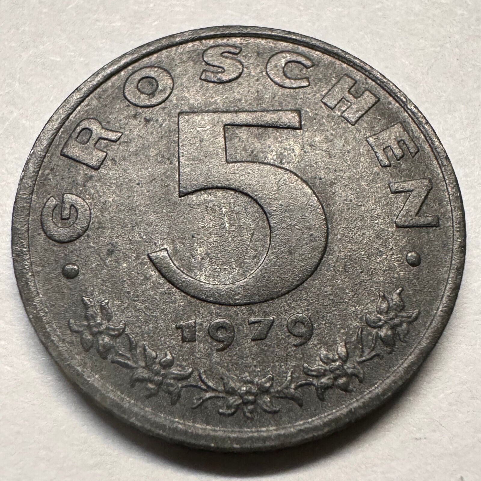 1979 Austria 5 Groschen - Beautiful Coin - #A-063