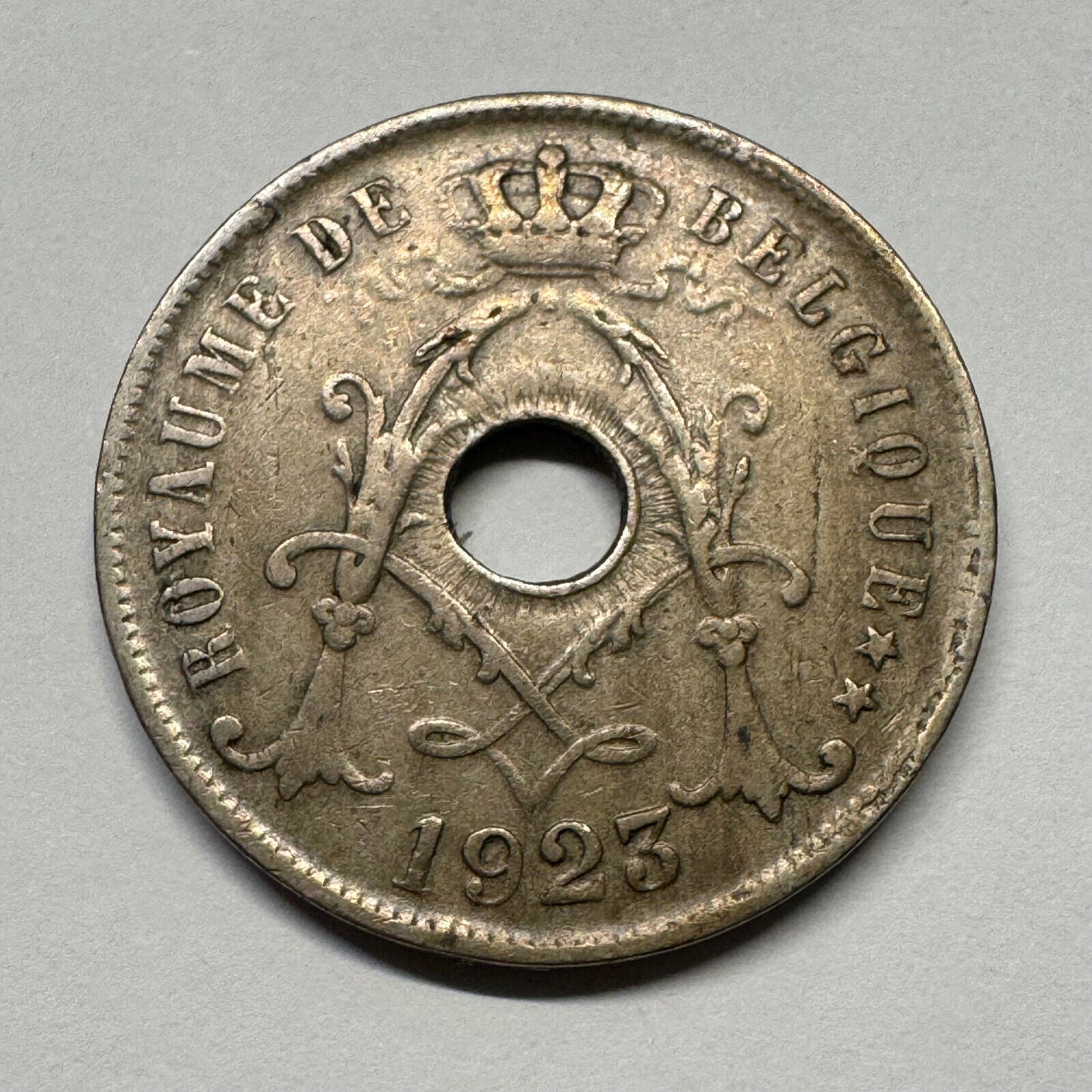 1923 Belgium 25 Centimes - Beautiful Coin - #B-055