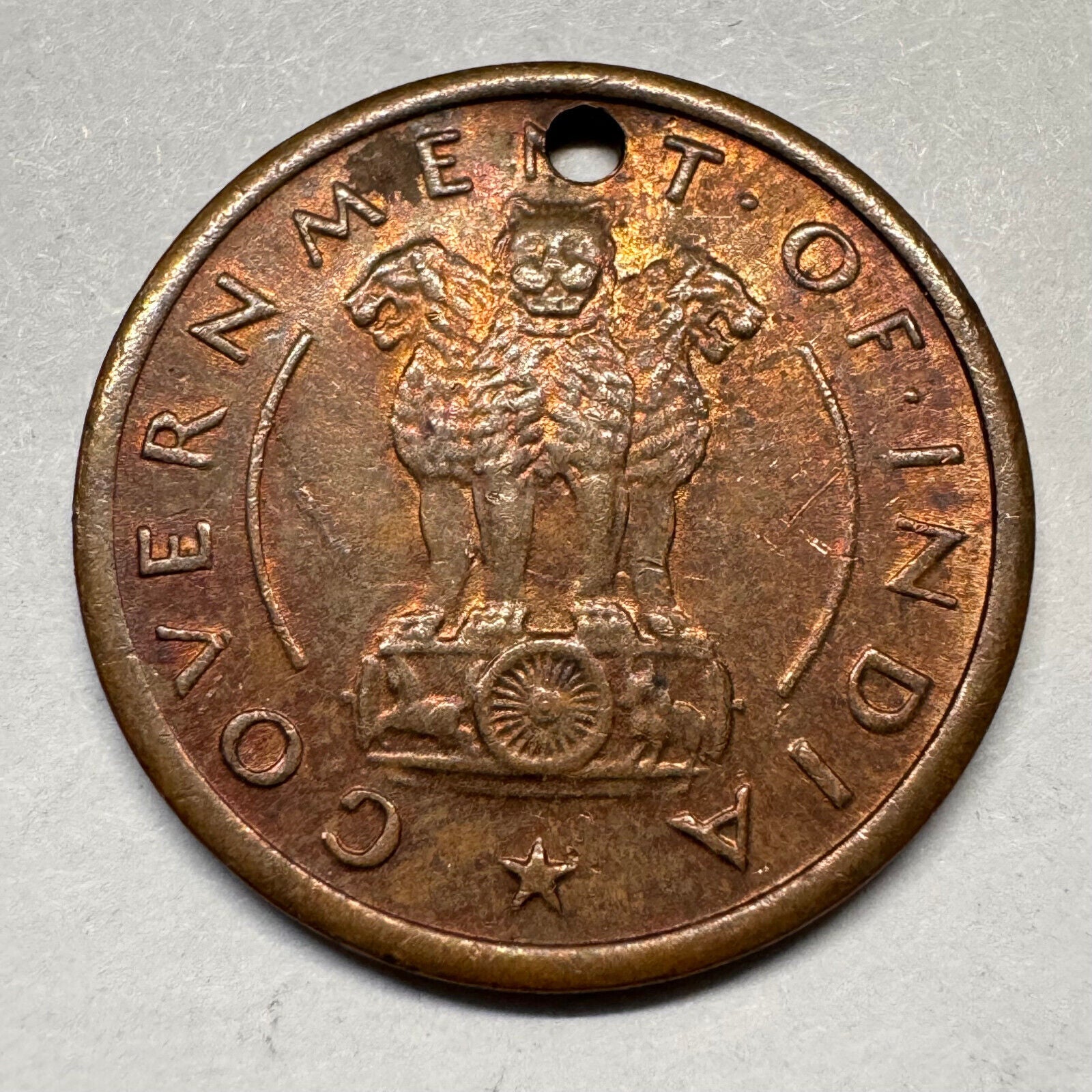 1953 India 1 Pice - Beautiful Coin - #A-029